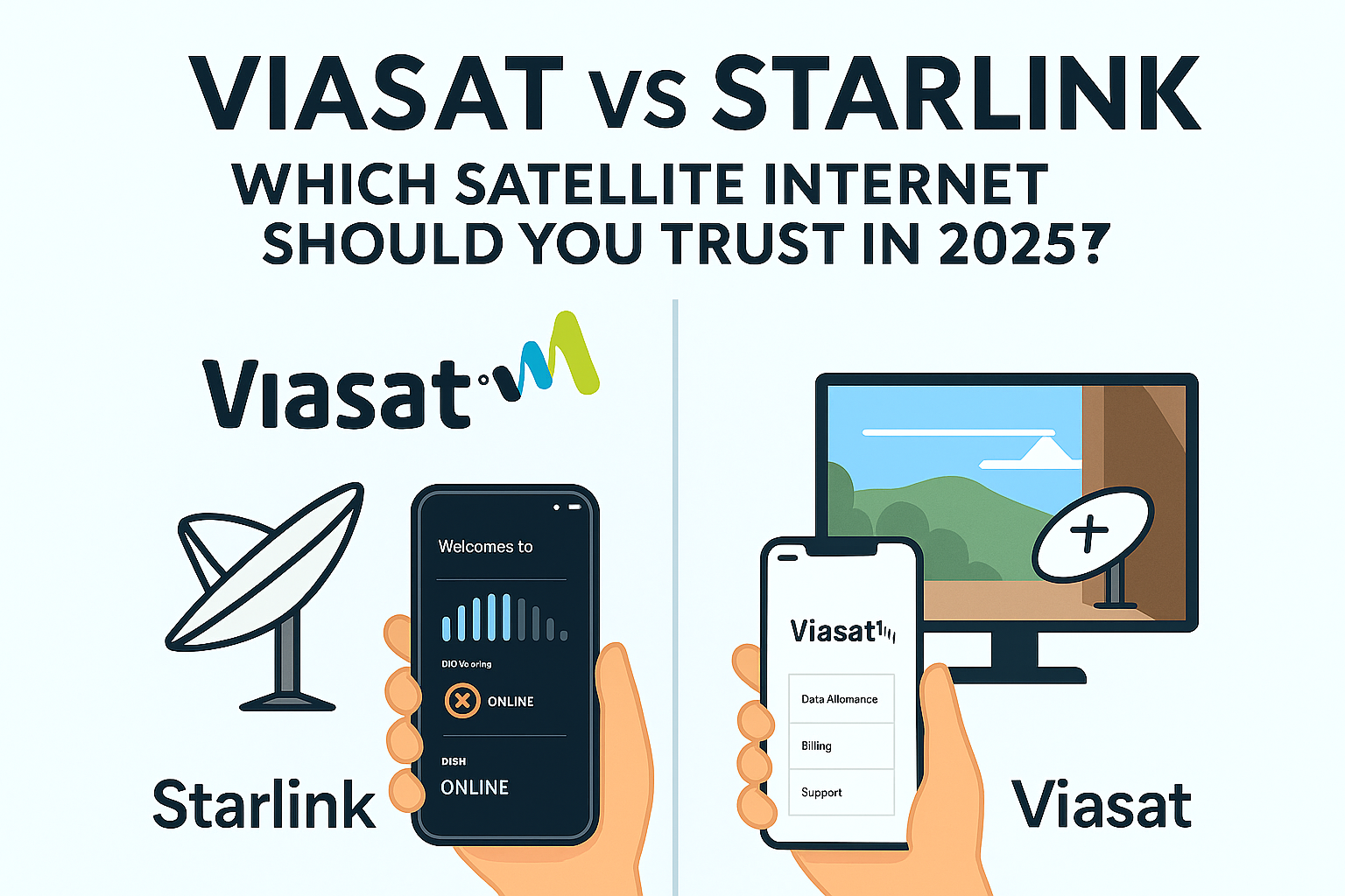 Viasat vs Starlink